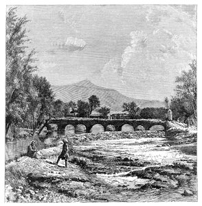 Kabul Rivier, Afghanistan, 1895