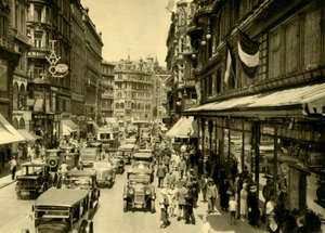 Kärntner Straße, Wenen, Oostenrijk, ca. 1935 door Unbekannt