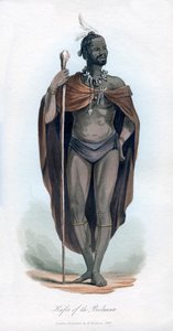Kafir van de Bechuana, 1848 door Unbekannt