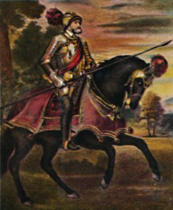 Keizer Karel V. 1500-1558. - Schilderij van Titiaan, 1934 door Unbekannt