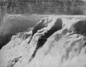 Kakabeka-watervallen, Lake Superior, ca. 1897 door Unbekannt