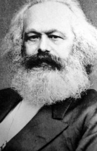 Karl Marx, Duitse politieke, sociale en economische theoreticus, 19e eeuw door Unbekannt