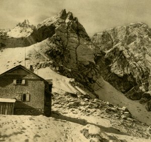 Karlsbaderhütte, Lienz Dolomieten, Oostenrijk, ca. 1935 door Unbekannt
