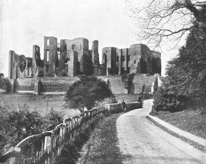 Kasteel Kenilworth, Warwickshire, 1894 door Unbekannt