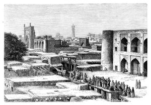 Khiva, Oezbekistan, 1895 door Unbekannt
