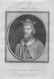 Koning Alfred de Grote door Unbekannt
