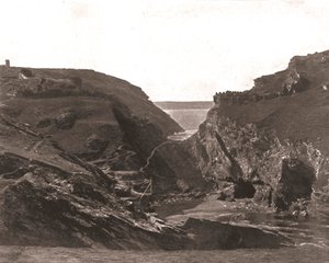 Kasteel van Koning Arthur, Tintagel, Cornwall, 1894