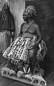 Koning Basu Fondong van Kameroen, Afrika
