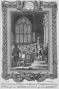 Koning Karel de Eerste in het Lagerhuis door Unbekannt