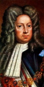 Koning George I door Unbekannt