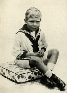 Koning George VI op vakantie in Osborne in 1899, 1937