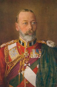 Koning George V 1865-1936 als Kolonel-in-Chief van The Black Watch