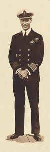 Koning George V, ca. 1920s, 1937 door Unbekannt