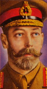 Koning George V in veldkleding tijdens de Eerste Wereldoorlog, ca. 1914-ca. 1918 1935 door Unbekannt