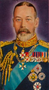 Koning George V in het uniform van admiraal van de vloot, 1935