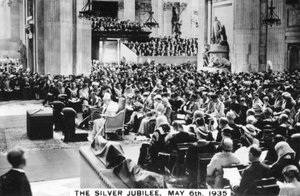 Zilveren jubileum van koning George V, Londen, 6 mei 1935