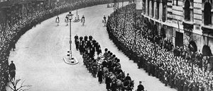Begrafenisstoet van Koning George V, Londen, januari 1936 door Unbekannt