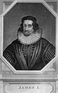 Koning James I, 1566-1625 door Unbekannt