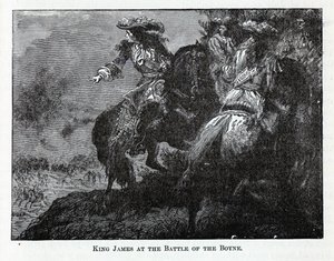 Koning James bij de Slag aan de Boyne, 1882 door Unbekannt
