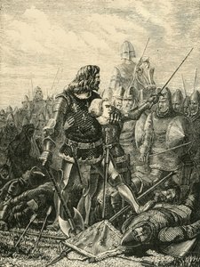 Koning Jan bij Poitiers, 1356, 1890 door Unbekannt