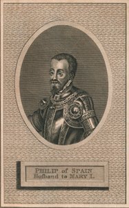 Koning Filips II van Spanje, echtgenoot van koningin Maria I, 1793 door Unbekannt
