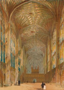 Kings College Chapel, Cambridge, 1864 door Unbekannt