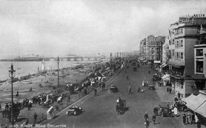 Kings Road, Brighton, East Sussex, begin 20e eeuw