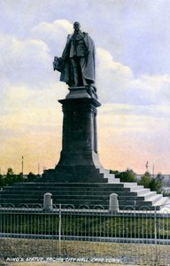 Standbeeld van de Koning, tegenover het Stadhuis, Kaapstad, 20e eeuw