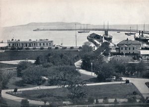 Kingstown - Algemeen uitzicht op de haven, 1895