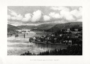 Kingswear en de rivier Dart, Zuid-Devon, 1896 door Unbekannt