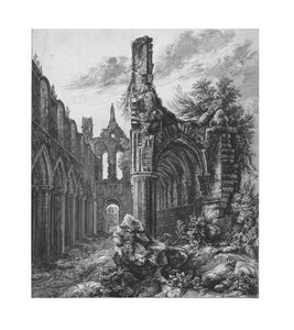 Kirkstall Abbey, Yorkshire, 1823 door Unbekannt