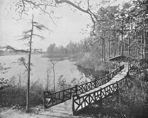Kissing Bridge, Lakewood, New Jersey, VS, ca. 1900 door Unbekannt
