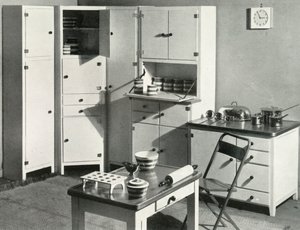 Keukenmeubels van Heals, Londen, 1937 door Unbekannt