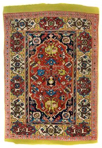 Geknoopte wollen tapijt, ca. 1600