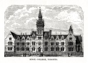 Knox College, Toronto, Ontario, Canada, 19e eeuw door Unbekannt