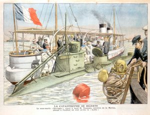 Korrigan, Franse marinesubmarine door Unbekannt