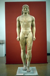 Kouros, ca. 650-500 v.Chr. door Unbekannt