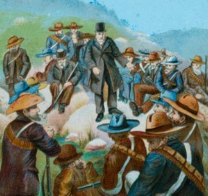 Kruger doet een beroep op de burgers in Bloemfontein, 1900