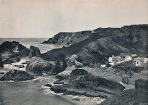 Kynance Cove - De baai en het dorp, 1895