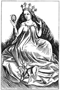 La Damoiselle, 1466, 1870 door Unbekannt