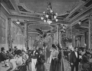 La Grande Salle Du Cafe Americain door Unbekannt