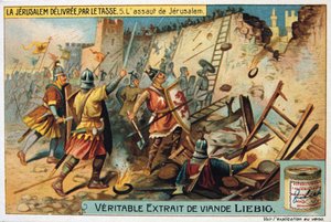 La Jerusalem deliveree par le Tasse, De aanval op Jeruzalem. 19e eeuw