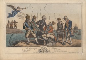 La Quadruple Alliance, 1800 door Unbekannt