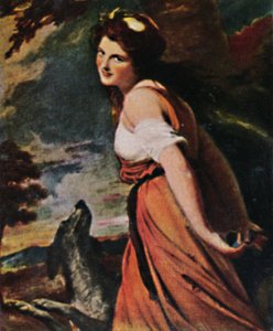Lady Hamilton 1761-1815 - Schilderij van Romney, 1934 door Unbekannt