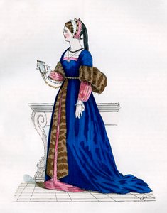 Dame van het hof van Frans I van Frankrijk, 16e eeuw 1882-1884 door Unbekannt