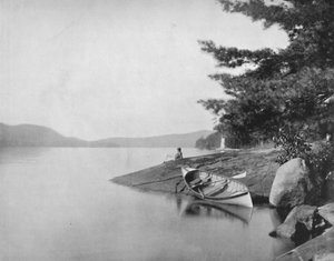 Lake George, 19e eeuw door Unbekannt
