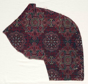 Lampasfragment met bladmedaillons, 1300-1499 door Unbekannt