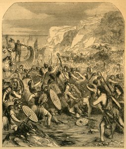 Landing van Julius Caesar, c1890 door Unbekannt