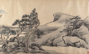 Landschap, begin 20e eeuw