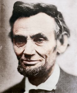 Laatste foto van Abraham Lincoln door Unbekannt